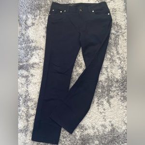 Deep blue Straight leg pants Women